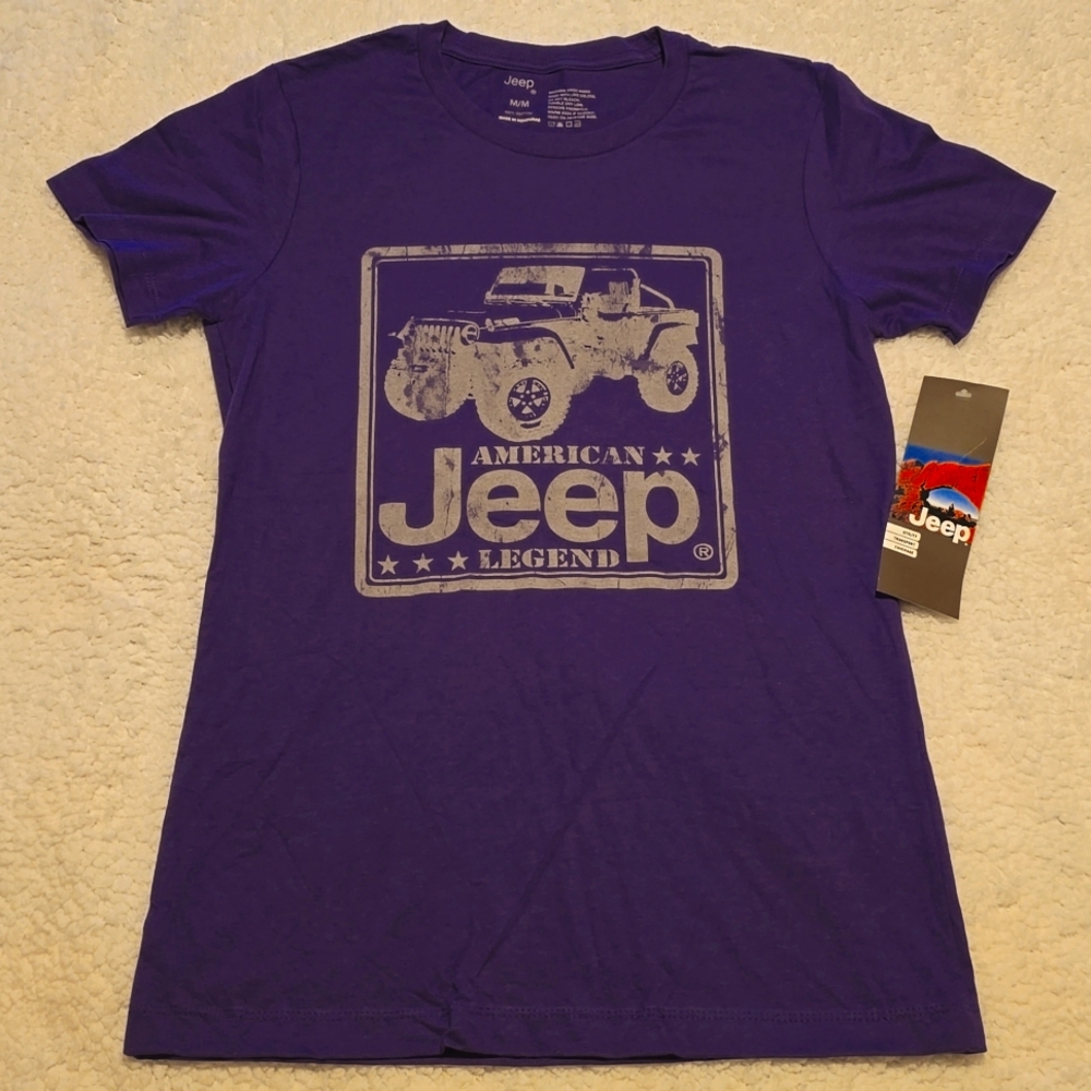 Jeep Purple Short Sleeve Tee